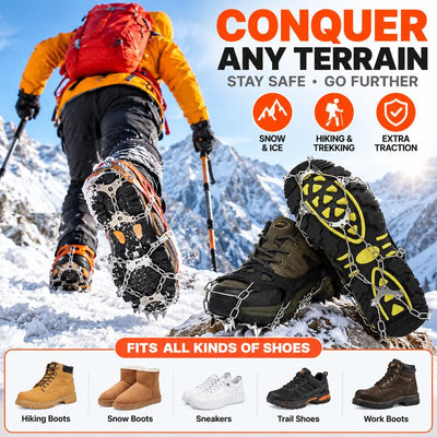 Ice Cleats for Shoes & Boots